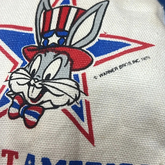 Vintage 70s Six Flags Great America Bugs Bunny Patriotic Engineer Hat USA - Picture 6 of 16